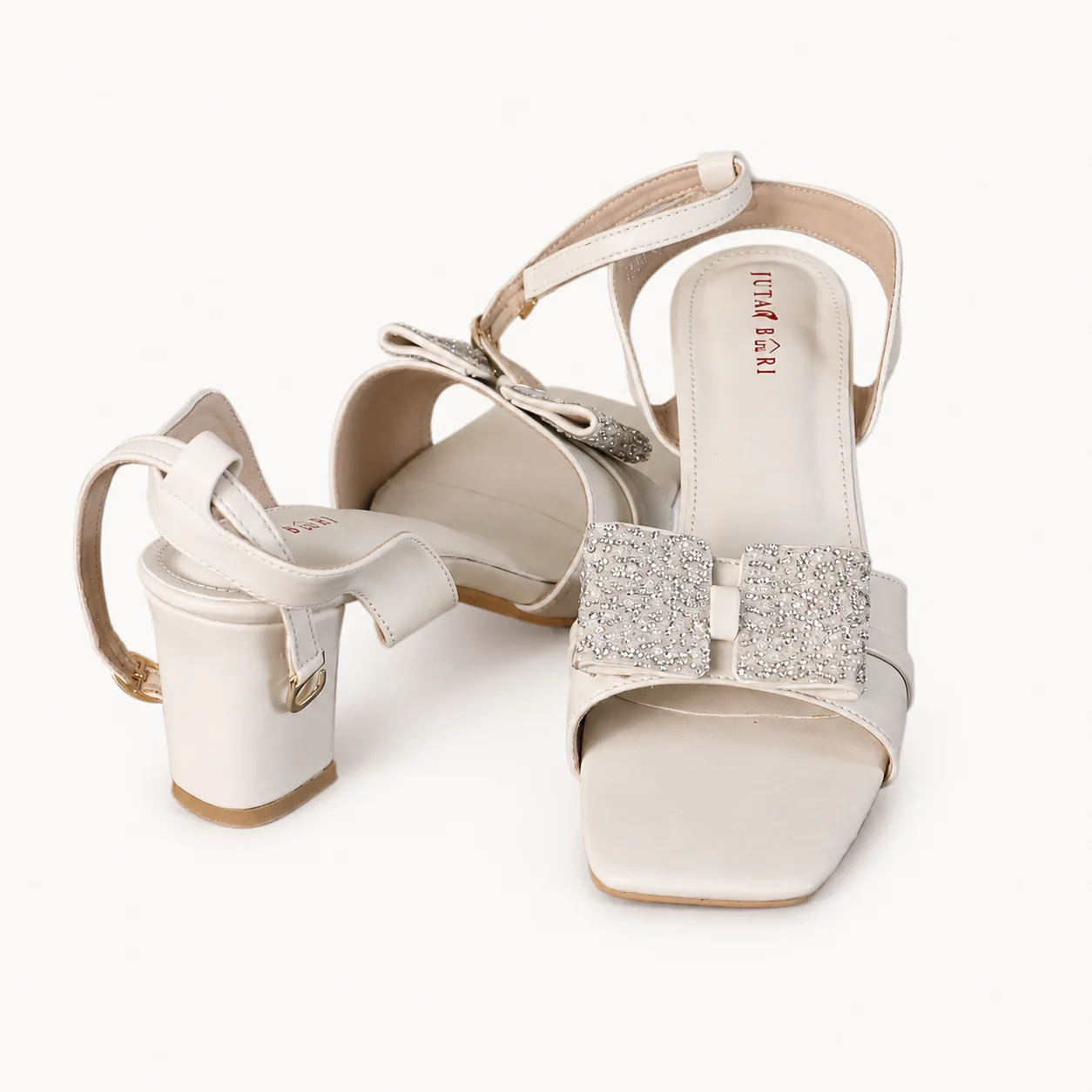HEELS WITH CRYSTAL BOW - view 6