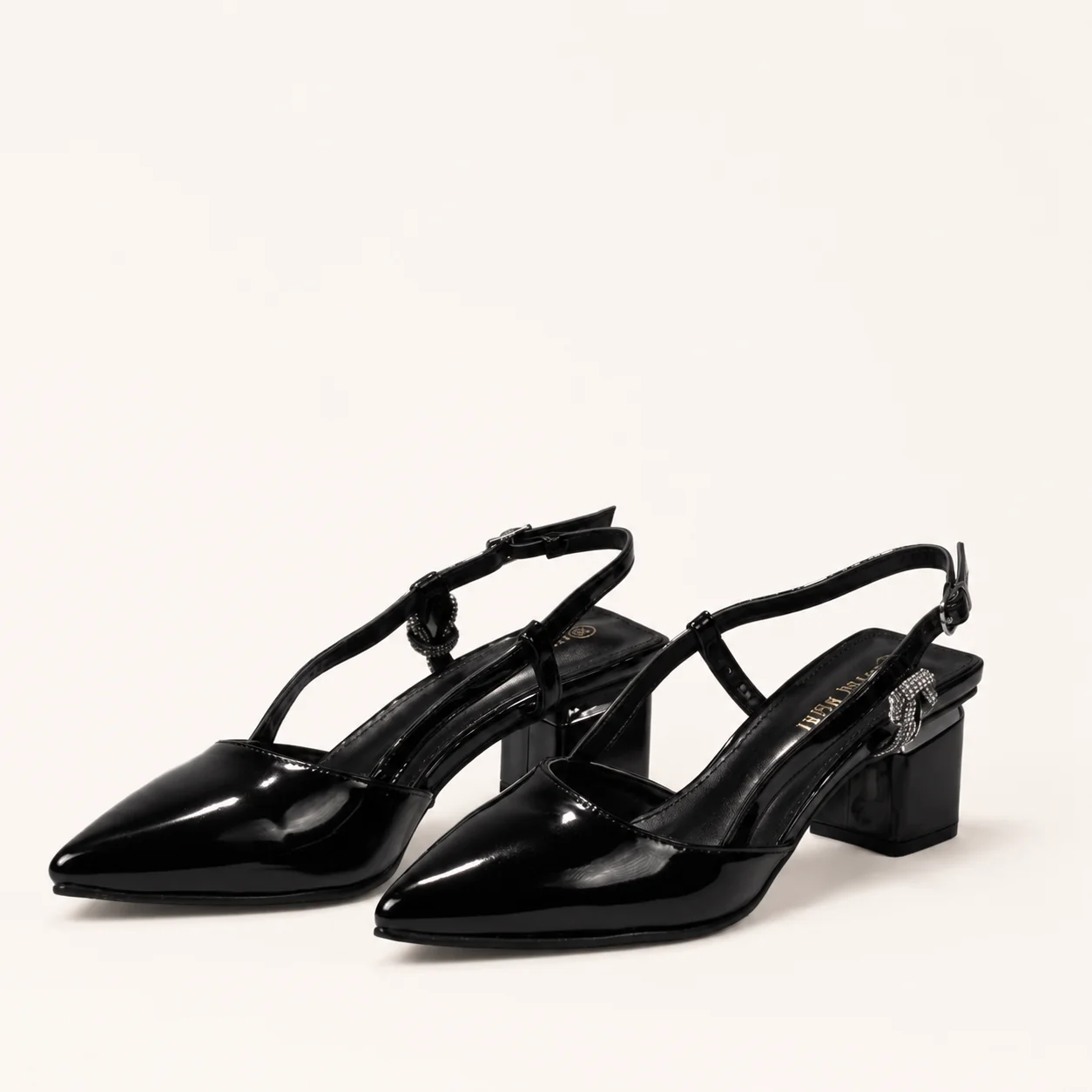BLOCK MULE HEEL