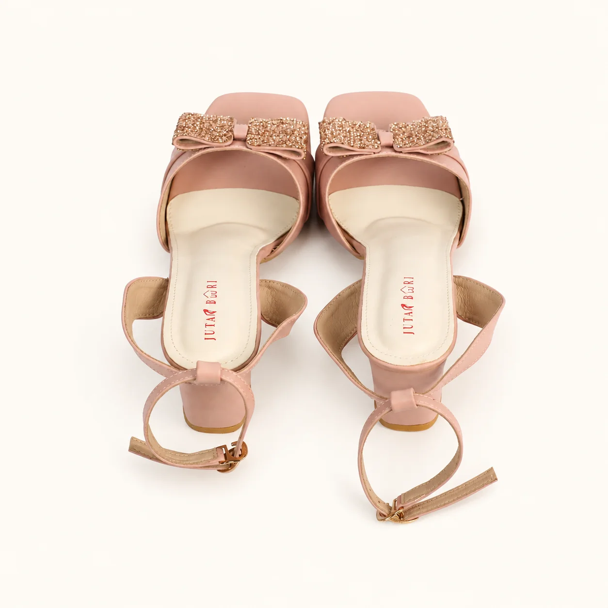 HEELS WITH CRYSTAL BOW - view 8