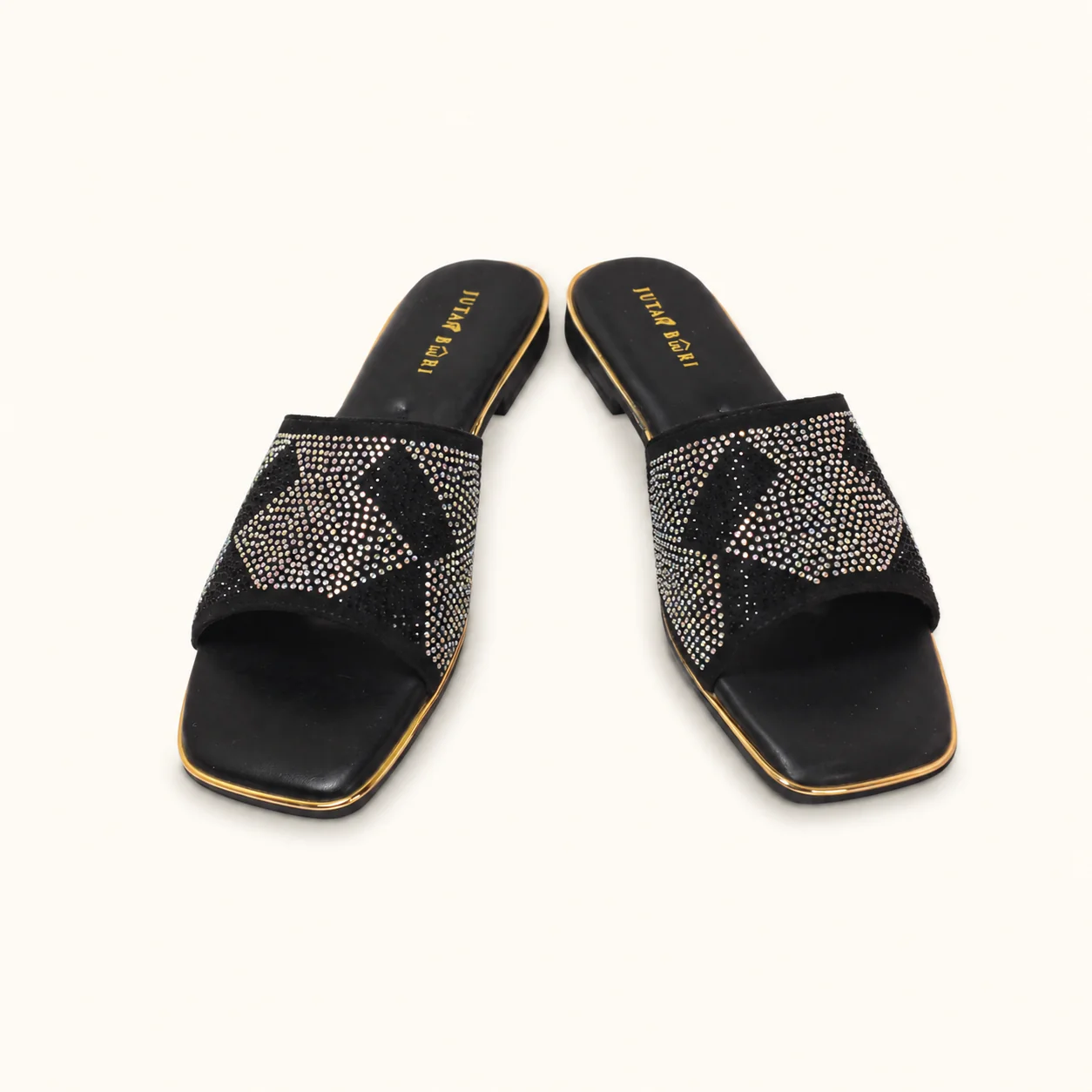 CRYSTAL SLIDE SANDALS - view 8