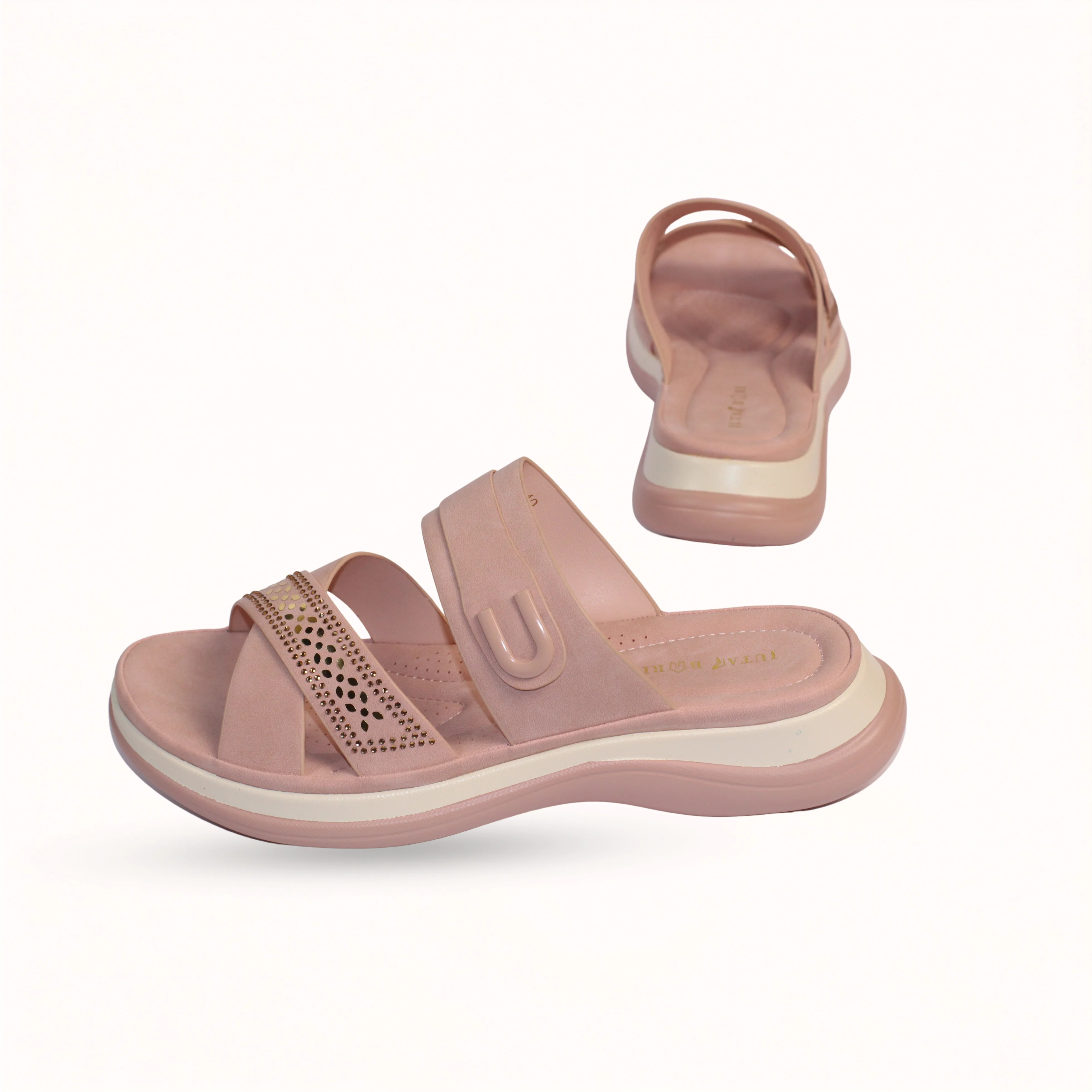 BLUSH PINK COMFORT SLIDER - view 3