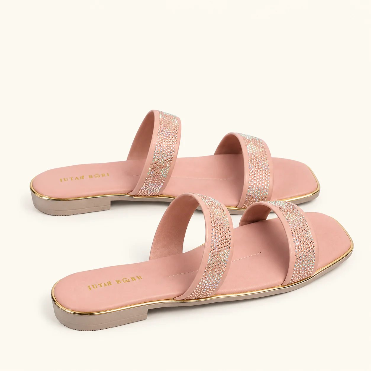 PUTER CRYSTAL SLIDE SANDALS - view 7