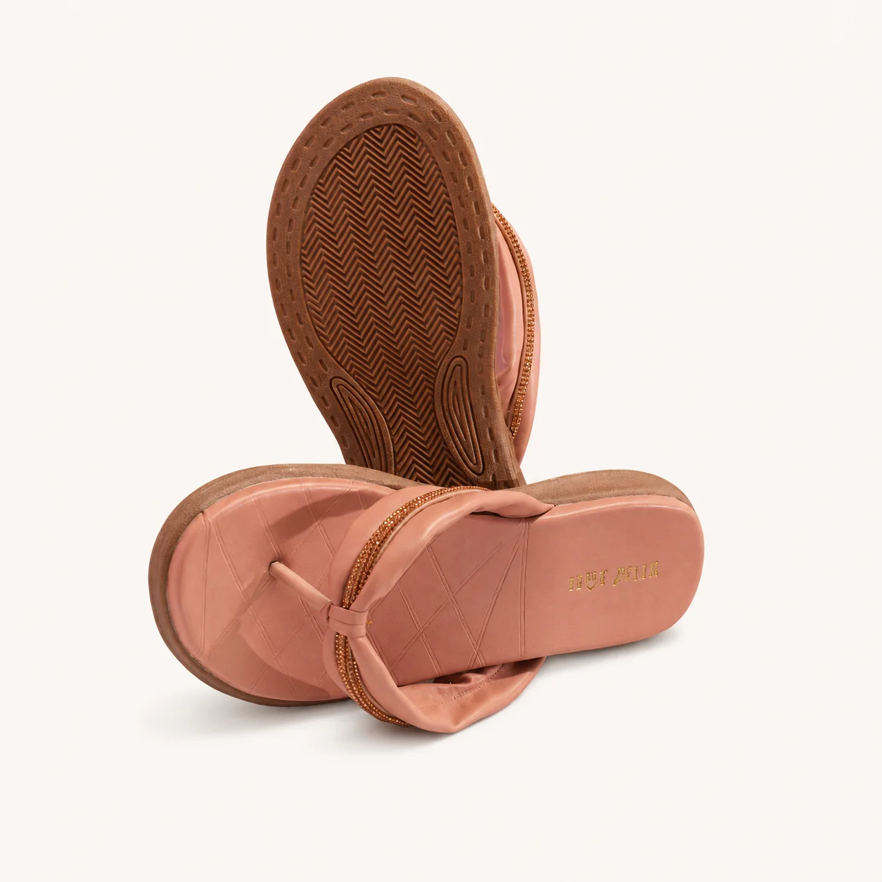 BLUSH BOW FLIP-FLOPS - view 3