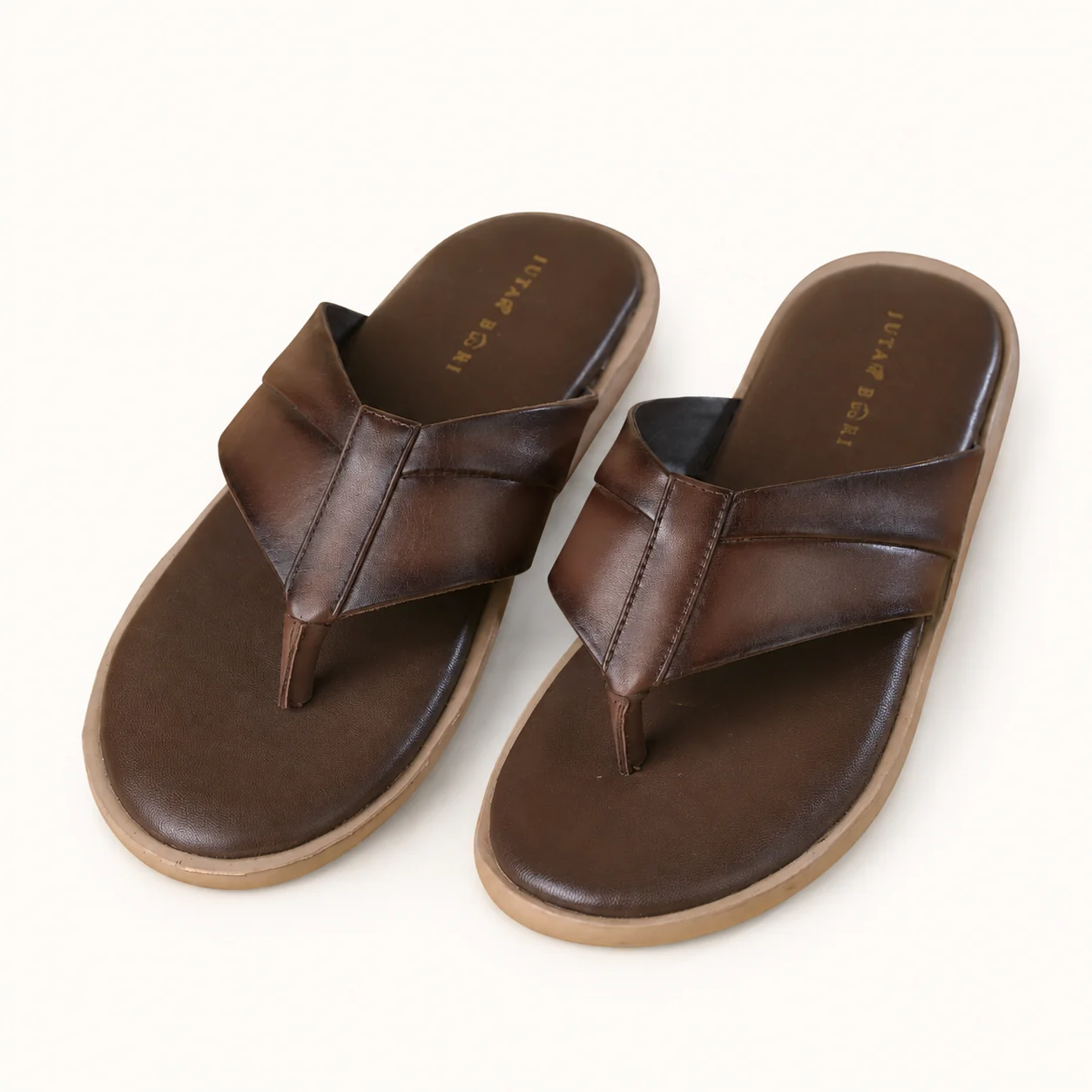 CLASSIC TOE POST LEATHER SANDAL