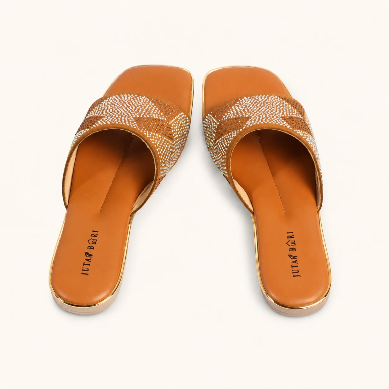 CRYSTAL SLIDE SANDALS - view 3