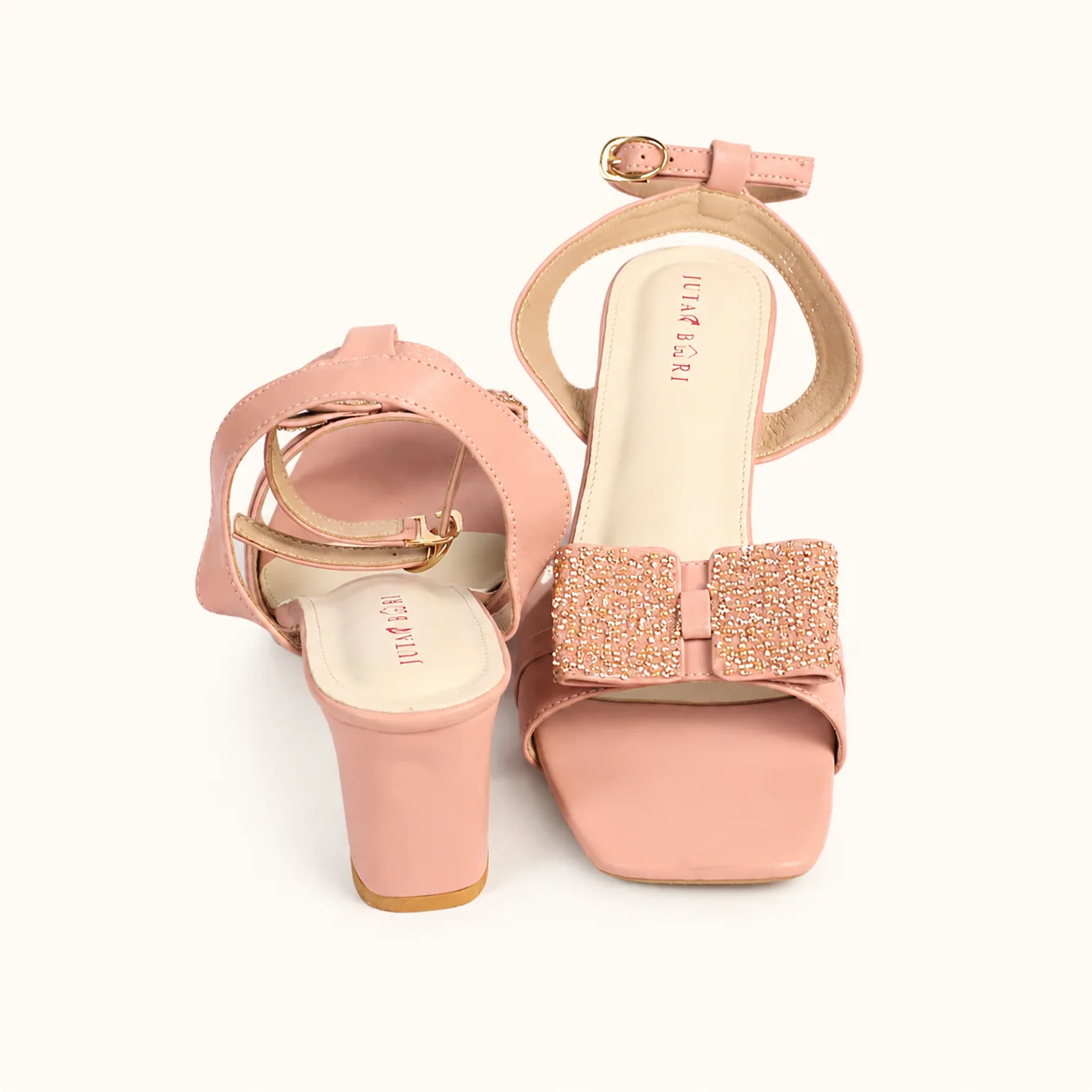 HEELS WITH CRYSTAL BOW - view 9