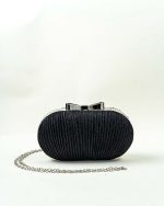 Noir Pleat Clutch - Image 9