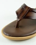 Classic Toe Post Leather Sandal - Image 2