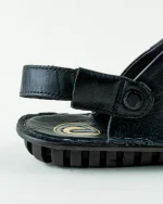 Cross Strap Leather Sandal - Image 10