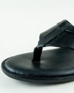 Classic Toe Post Leather Sandal - Image 9