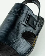 Cross Strap Leather Sandal - Image 8