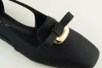 Flat with Gold Buckle & Bow - Image 3
