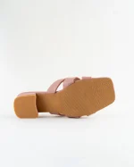 Block-Heel Slides with Flower Detail - Image 14