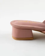Block-Heel Slides with Flower Detail - Image 13