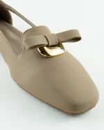 Flat with Gold Buckle & Bow - Image 11