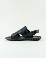 Cross Strap Leather Sandal - Image 12