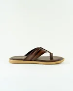 Classic Toe Post Leather Sandal - Image 4