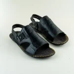Cross Strap Leather Sandal