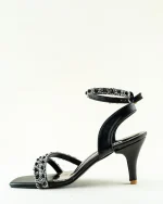 Heels with Pearl & Crystal Straps - Image 14