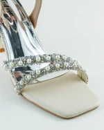 Heels with Pearl & Crystal Straps - Image 9