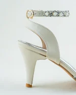 Heels with Pearl & Crystal Straps - Image 4