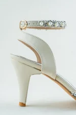 Heels with Pearl & Crystal Straps - Image 6
