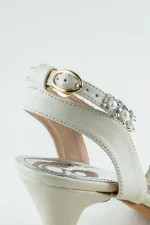 Heels with Pearl & Crystal Straps - Image 5