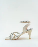 Heels with Pearl & Crystal Straps - Image 3