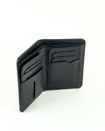 Jutar Bari Plain Leather Short Wallet - Image 6