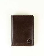 Jutar Bari Plain Leather Short Wallet - Image 2