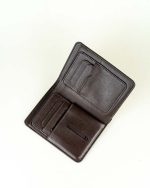 Jutar Bari Plain Leather Short Wallet - Image 11