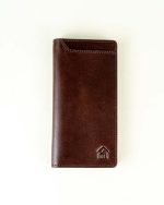 Jutar Bari Plain Leather Long Wallet - Image 11