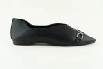 Brown Pointed Flats with Crystal Buckle - Image 13