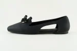 Brown Pointed Flats with Crystal Buckle - Image 15