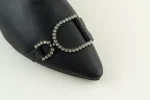 Brown Pointed Flats with Crystal Buckle - Image 18