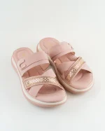 Blush Pink / Navy Blue Comfort Slider