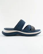 Blush Pink / Navy Blue Comfort Slider - Image 12