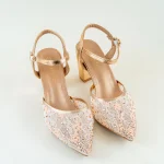 Lace Pointed Heel