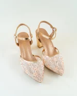 Lace Pointed Heel