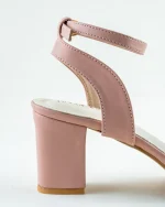 Off-White Heels with Crystal Bow - Image 8