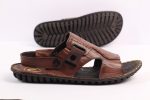 Cross Step Leather Sandal - Image 3